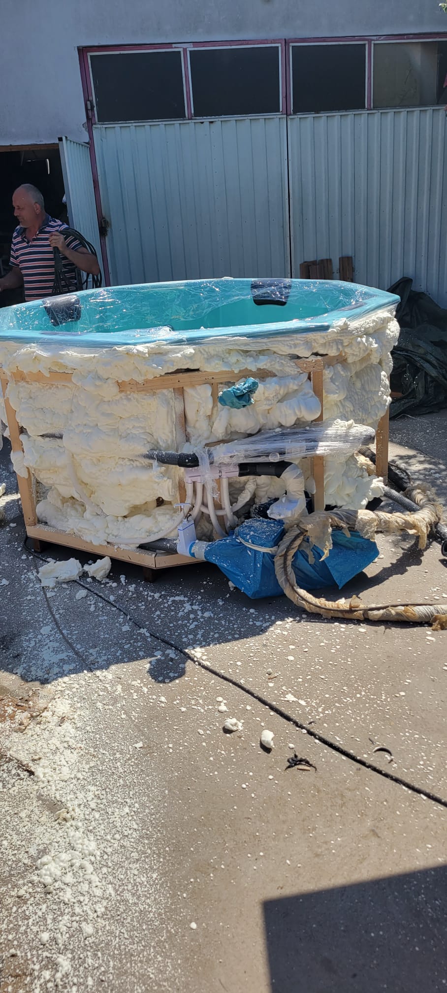 Proiect ciubăr, hot tub sau saună instalat de BSH Prodsalt — 47